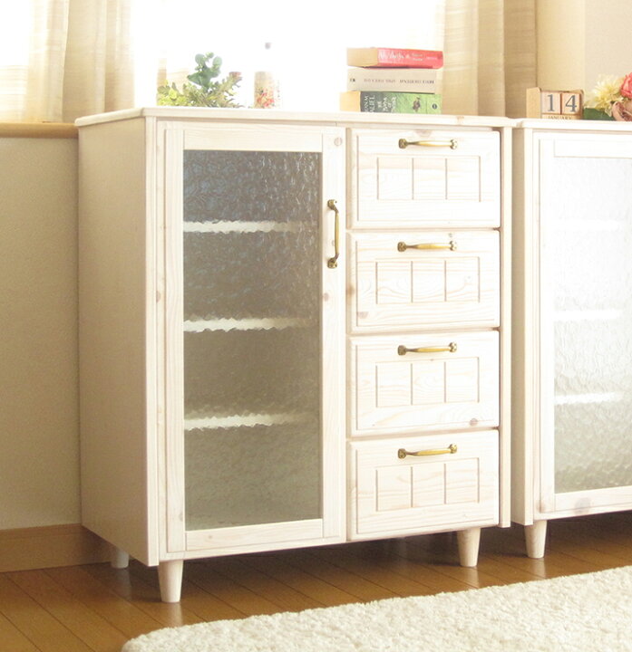 楽天市場】先着20%クーポン&値下げ！ 本棚 脚付き キャビネット 幅76cm 