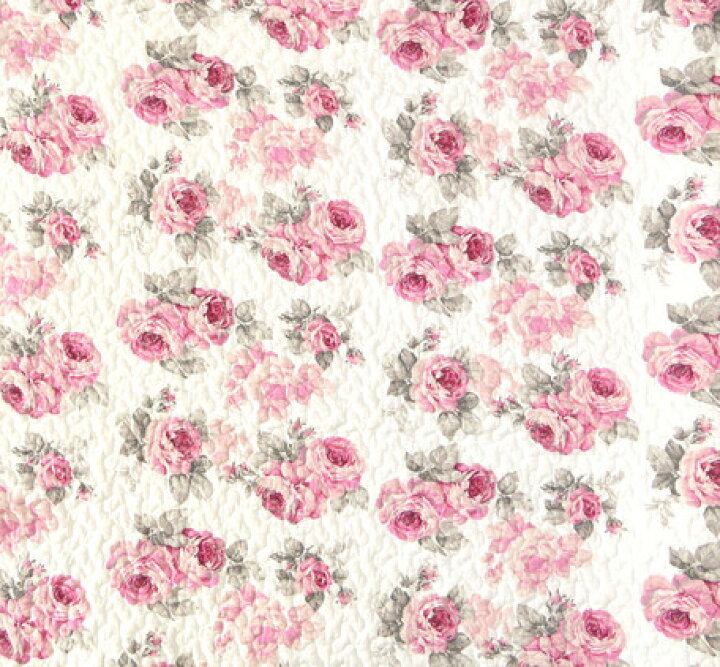 楽天市場】キルトマルチカバーL ルーシー（190×190）【薔薇雑貨  