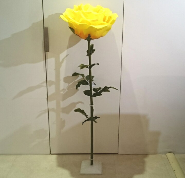 楽天市場】ビッグローズ（大） イエロー 【薔薇雑貨 ローズ雑貨 造花 
