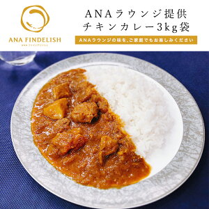 【 ANA's Sky Kitchen 】おうちで旅気分!!ANA機内食・ラウンジ提供食販売 オリジナルチキンカレー 3kg袋
