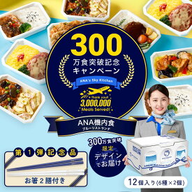 ANA 機内食 ANA's Sky Kitchen ANA国際線エコノミークラス機内食 ブルーリストランテ 300万食記念 第1弾 ウキウキ！新春福袋 12個入り冷凍弁当 お弁当 お取り寄せグルメ 温めるだけ 時短 洋食 和食 ana 冷凍食品 冷凍 食べ物 ギフト 仕送り夜食