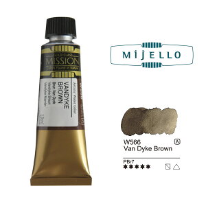 �o���_�C�N�u���E�� (Van Dyke Brown) 15ml�`���[�u �~�b�V�����S�[���h�N���X�i�������ʊG��j �~�W�F��