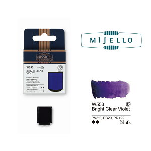 �u���C�g�N���A�o�C�I���b�g (Bright Clear Violet) �Ō`�p�� �~�b�V�����S�[���h�N���X�i�������ʊG��j �~�W�F��