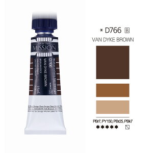 �o���_�C�N�u���E�� (Van Dyke Brown) 15ml�`���[�u �~�b�V�����z���C�g�N���X�i���������ʊG��j �~�W�F��