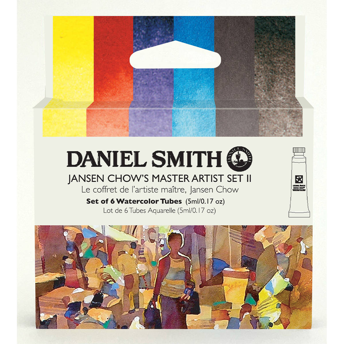 DANIEL SMITH ジャンセン 今だけスーパーセール限定 チャウマスターアーティストセットII 6色 ダニエル 定価 スミス 5mlチューブ 水彩絵具 セット