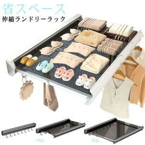 ハンガーフック 伸縮 ベランダ用物干し 物干しハンガー 引き出し スライド 6個フック ハンガー 部屋干し 室内干し 洗濯ハンガー 下着隠す ベランダ物干し