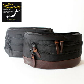 バトラーバーナーセイルズ Butler Verner Sails コーデュラナイロン ビッグボディバッグ 3zip ワンショルダーバッグ 牛革 レザー付属 鞄 かばん カバン メンズ レディース ギフトラッピング不可 新生活