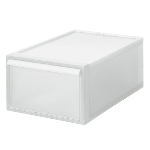 収納ケース 引き出し 奥行52 1段 クローゼット 収納 ケース 日本製 | ライクイット クローゼットシステム 引出し M 単品 | 幅 32 奥行 52 棚 衣類 服 クローゼット収納 引出し ケース 衣装ケース