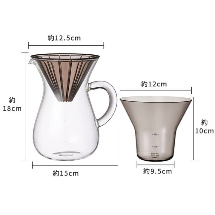 楽天市場】【ポイント10倍】 コーヒー ドリッパー ペーパードリップ コーヒーカラフェセット プラスチック 600ml 4杯分 円錐型 フィルター付き 4cups [コーヒーメーカー コーヒーポット コーヒーサーバー ドリップポット 耐熱ガラス 珈琲 サーバー フィルタ KINTO ギフト ... 楽天市場】【ポイント10倍】 コーヒー ドリッパー ペーパードリップ コーヒーカラフェセット プラスチック 600ml 4杯分 円錐型 フィルター付き 4cups [コーヒーメーカー コーヒーポット コーヒーサーバー ドリップポット 耐熱ガラス 珈琲 サーバー フィルタ KINTO ギフト ...