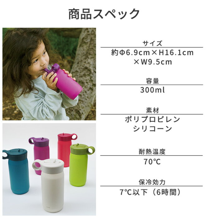 楽天市場 プレイタンブラー 300ml キッズボトル 水筒 ストロー 保冷 子供用 運動会 ステンレス キッズ 遠足 シンプル かわいい おしゃれ 魔法瓶 子供 ピクニック ギフト Kinto キントー あなろ インテリア雑貨