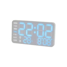 置き時計 掛け時計 デジタル おしゃれ ACアダプター 電池式 温度 | SLOWER LED CLOCK Cielo | デジタル時計 目覚まし時計 時計 温度計 カレンダー アラーム 輝度調整 かわいい レディース メンズ 誕生日 新生活 ギフト