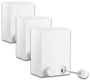 物干し 3個セット 室内 物干しワイヤー 耐荷重20KG 全長4.2M 自由伸縮可能 穴開け不要 スローリカバリー 隠し物干し用ロープ SUS304ステンレス 防水 防錆 梅雨対策 洗濯ハンガー