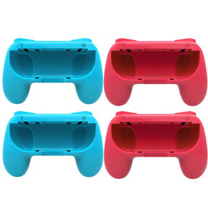 ★ポイント5倍 マラソンセール★ジョイコングリップ Switch Joy-Con ジョイコン グリップ 2組セット ハンドルグリップ スイッチ switch joy-con 用 有機ELモデル SL/SRボタン付き 持ちやすい 素早く反