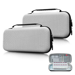 Switch2 ケース 収納ケース Nintendo キャリーケース 保護ケース 2カラー ブラック ホワイト 耐衝撃 ニンテンドースイッチ カバー ポーチ ポータブル EVAポーチ EVAケース ニンテンドースイッチ2 キ