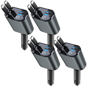 VK[\Pbg [d 12V 24V  J[`[W[ Type-C ^CvC USB }[dΉ 4䓯 d gbN ԍڏ[d  P[ut X}z[d iPhone15 iPhone16 Android [d 4|[g 