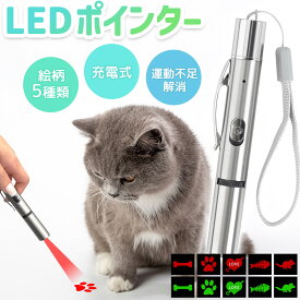 猫 おもちゃ 猫じゃらし ポインター レーザーポインター LEDポインター USB充電 充電式 ライト ねこ ネコ ペット 猫用品 グッズ 遊び道具 ねこじゃらし 光るおもちゃ 運動不足 ストレス解消 肉球 かわいい ペンライト コンパクト 小型 緑 赤 グリーン レッド