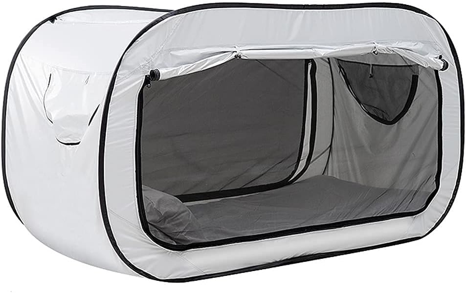楽天市場】折りたたみプライバシー ベッド テント、屋内用
