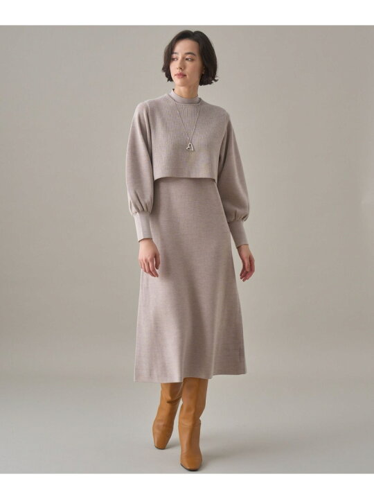 楽天市場】【SALE／40%OFF】メリノウールアンサンブルニット  