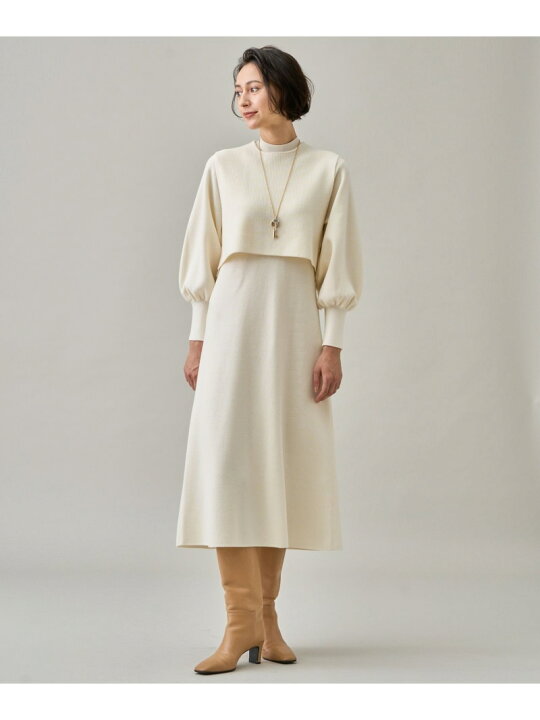 楽天市場】【SALE／40%OFF】メリノウールアンサンブルニット  