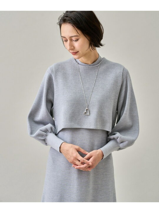 楽天市場】【SALE／40%OFF】メリノウールアンサンブルニット  