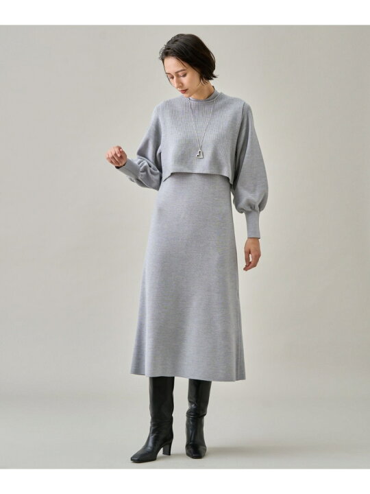 楽天市場】【SALE／40%OFF】メリノウールアンサンブルニット  
