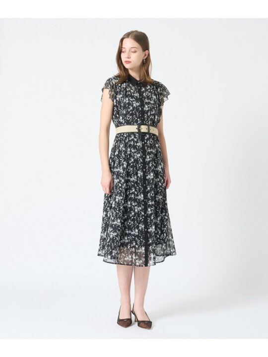 楽天市場】【SALE／40%OFF】モノトーンフラワープリントシャツ 