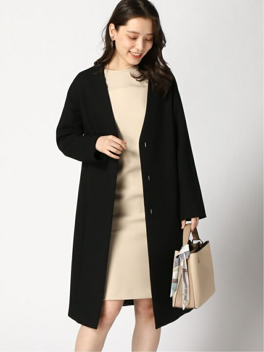 楽天市場】【SALE／60%OFF】ダブルクロスノーカラーコート ANAYI  