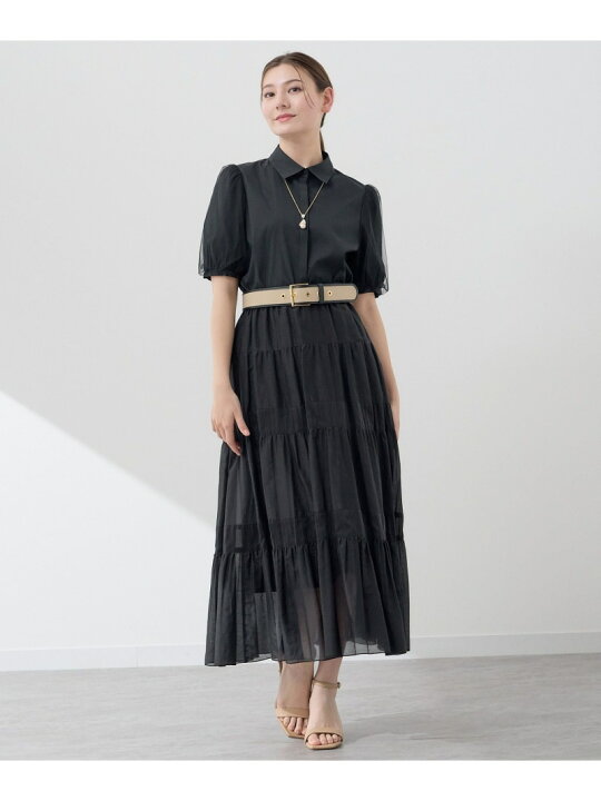 楽天市場】【SALE／30%OFF】チュールレイヤードスリーブブラウス ANAYI 
