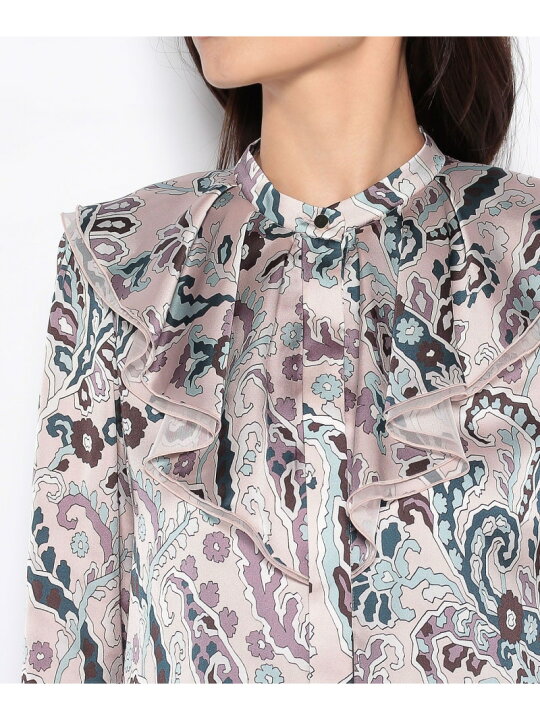 楽天市場】【SALE／60%OFF】モダンペイズリー ブラウス ANAYI アナイ 