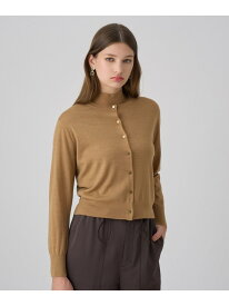 【セットアップ対応商品】スーパーファインメリノクルー カーディガン ANAYI アナイ トップス カーディガン ピンク ブラウン グレー ネイビー【送料無料】[Rakuten Fashion]