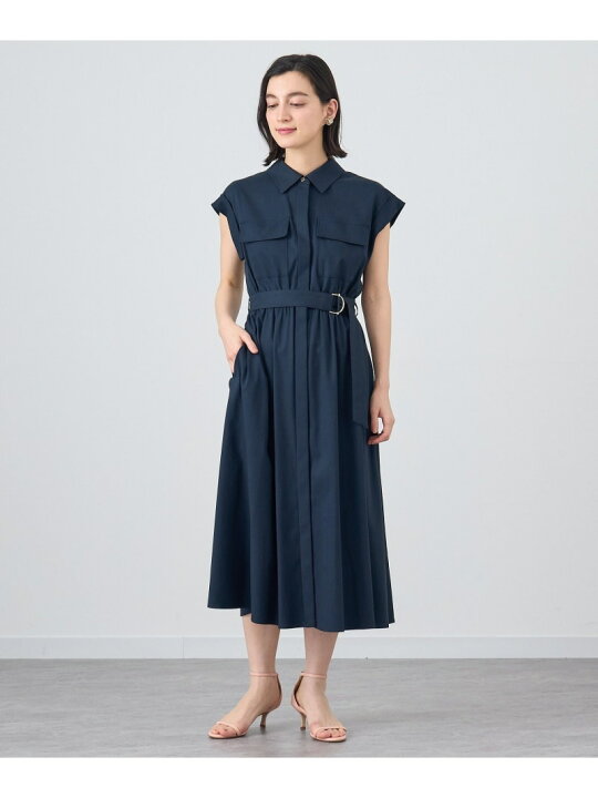 楽天市場】【SALE／40%OFF】ドライツイルポケットシャツワンピース  