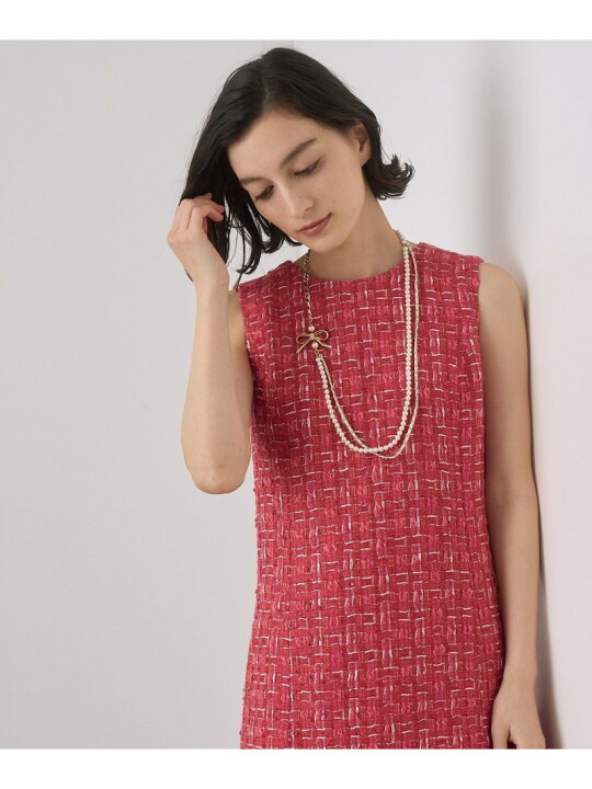 楽天市場】【SALE／40%OFF】ラメツイードティアード ワンピース ANAYI 