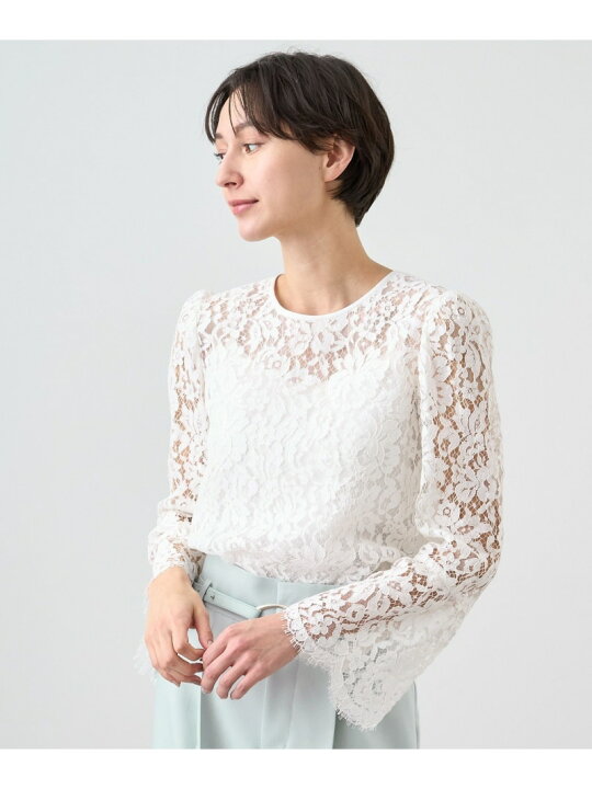 楽天市場】【SALE／30%OFF】コードレースパフスリーブ ブラウス ANAYI 