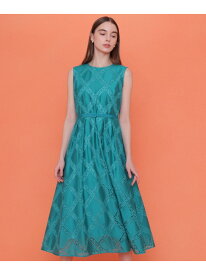 タイル刺繍タックフレア ワンピース ANAYI アナイ ワンピース・ドレス その他のワンピース・ドレス ホワイト【送料無料】[Rakuten Fashion]