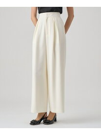 【セットアップ対応商品】ダブルクロスタックワイドパンツ ANAYI アナイ パンツ その他のパンツ ブラック ホワイト【送料無料】[Rakuten Fashion]