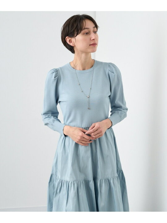 楽天市場】【SALE／40%OFF】タフタドッキングティアード ワンピース  