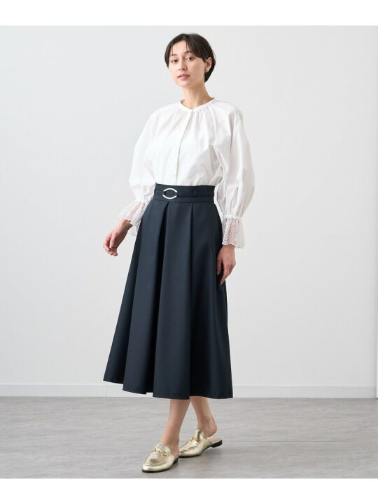 楽天市場】【SALE／30%OFF】ブライトツイルタックフレア スカート  