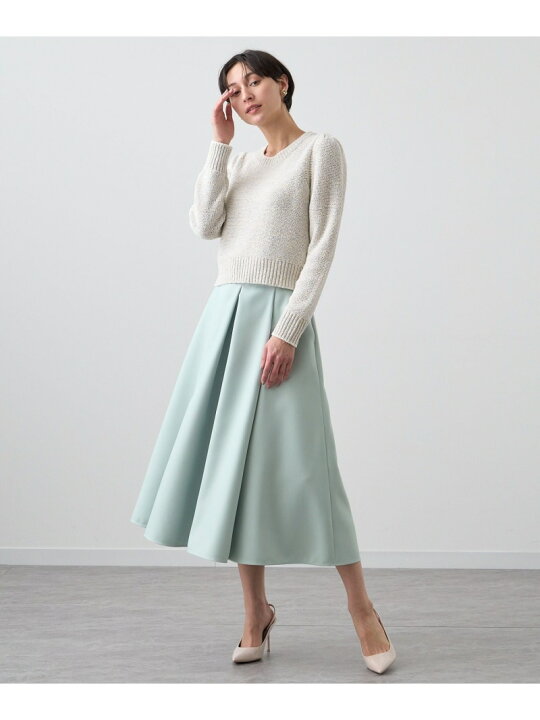 楽天市場】【SALE／30%OFF】ブライトツイルタックフレア スカート  