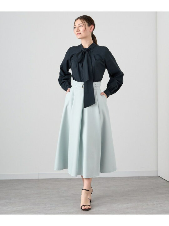 楽天市場】【SALE／30%OFF】ブライトツイルタックフレア スカート  