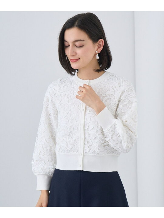 楽天市場】【SALE／30%OFF】フイユレース カーディガン ANAYI アナイ 