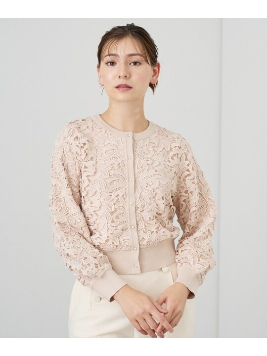 楽天市場】【SALE／30%OFF】フイユレース カーディガン ANAYI アナイ 