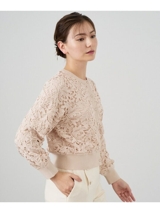 楽天市場】【SALE／30%OFF】フイユレース カーディガン ANAYI アナイ 