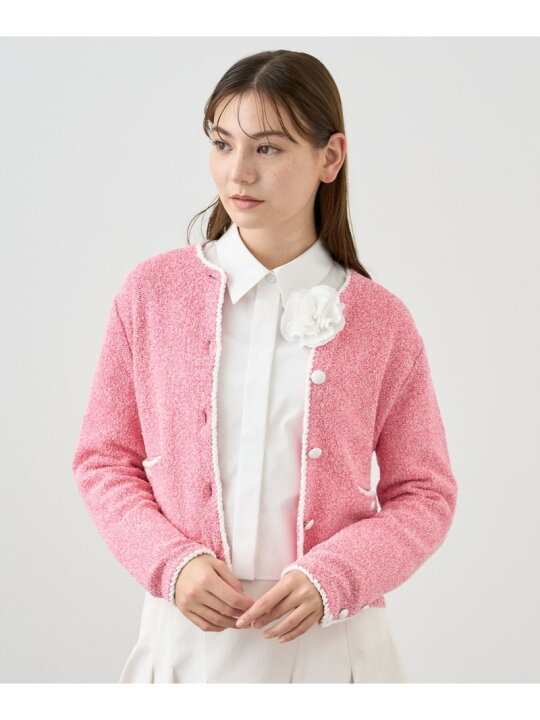 楽天市場】【SALE／30%OFF】メランジブークレ カーディガン ANAYI 
