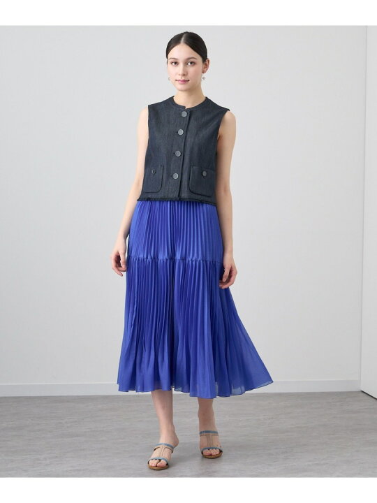 楽天市場】【SALE／50%OFF】デニムライクポケットジレ ANAYI アナイ  