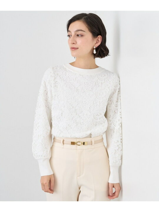 楽天市場】【SALE／30%OFF】フイユレース プルオーバー ANAYI アナイ  