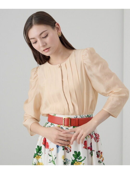 楽天市場】【SALE／40%OFF】オーガンジーパフスリーブ ブラウス ANAYI 