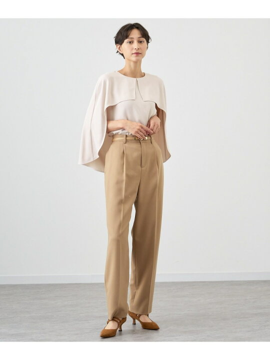 楽天市場】【SALE／50%OFF】コンパクトサテンケープブラウス ANAYI  