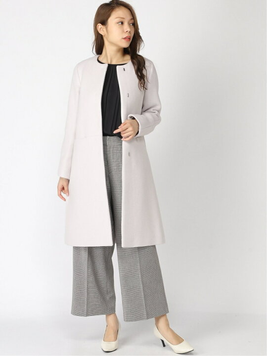 楽天市場】【SALE／40%OFF】ダブルビーバークルーコート ANAYI アナイ 