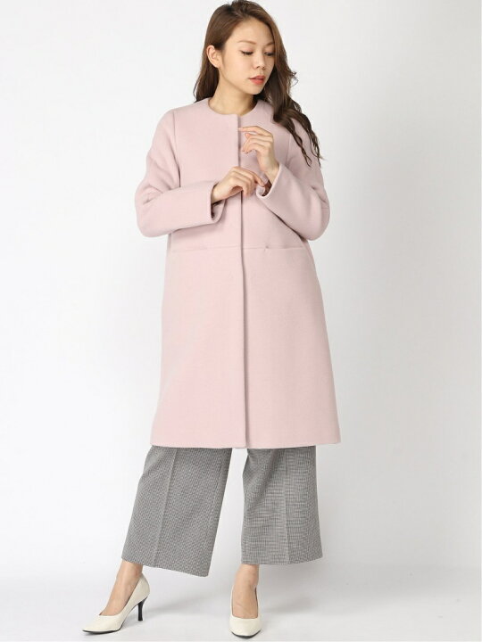 楽天市場】【SALE／40%OFF】ダブルビーバークルーコート ANAYI アナイ 
