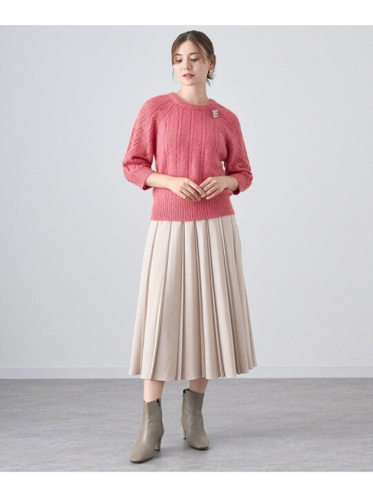 楽天市場】【SALE／40%OFF】スエードライクプリーツ スカート ANAYI 